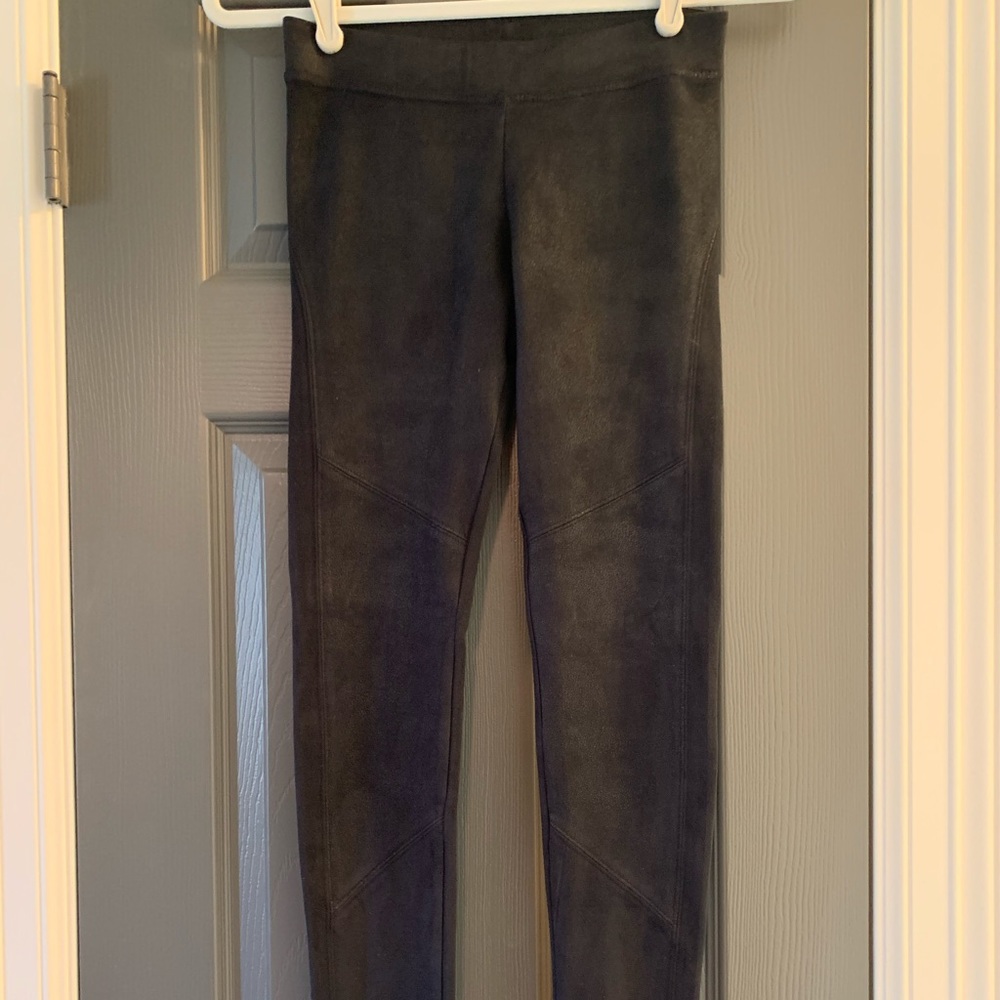 Hale Bob Suede Leggings- Black